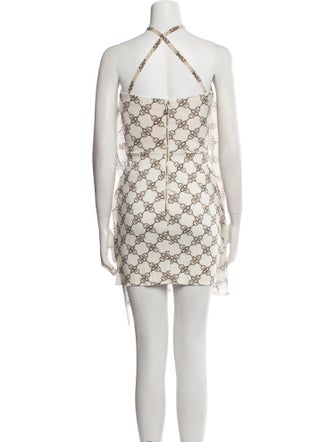 Elisabetta Franchi Printed Mini Dress