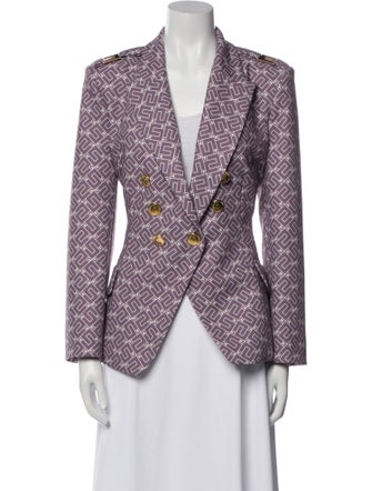 Elisabetta Franchi Printed Blazer
