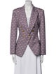 Elisabetta Franchi Printed Blazer
