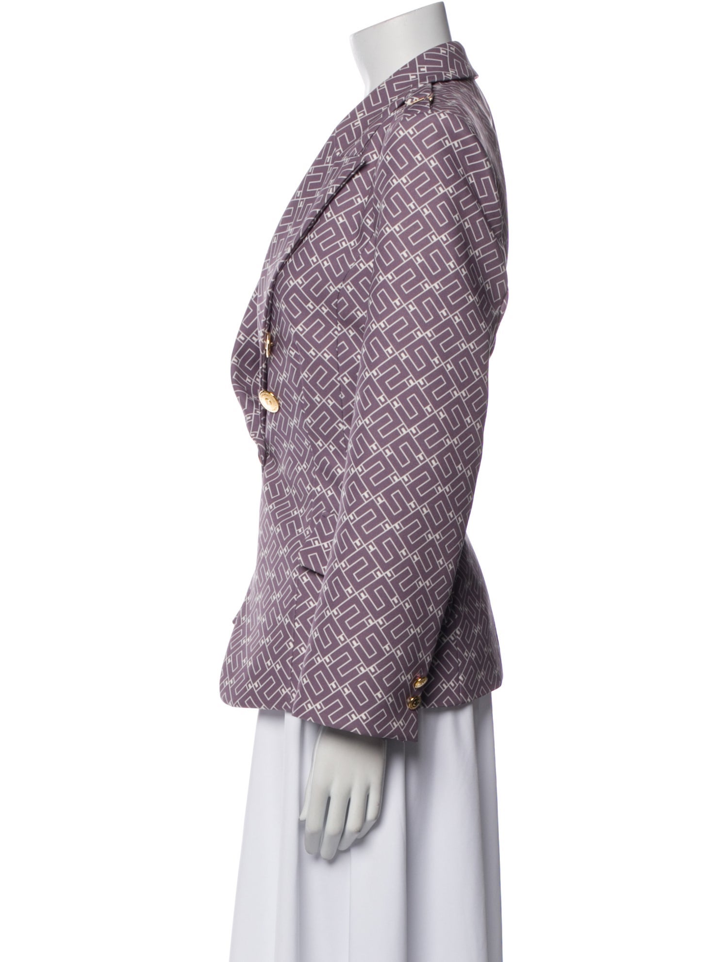 Elisabetta Franchi Printed Blazer