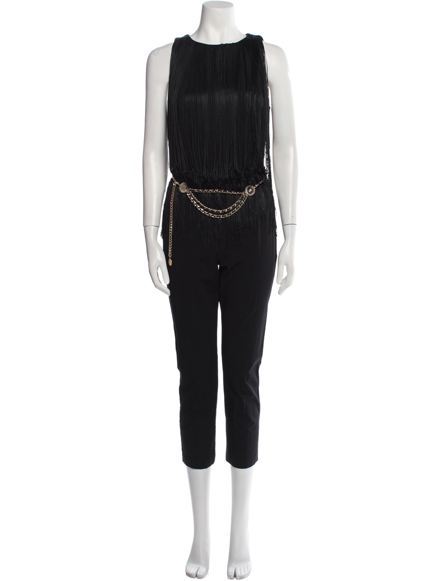 Elisabetta Franchi Crew Neck Jumpsuit