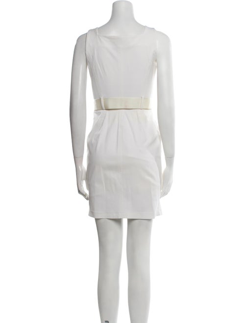 Elisabetta Franchi Square Neckline Mini Dress