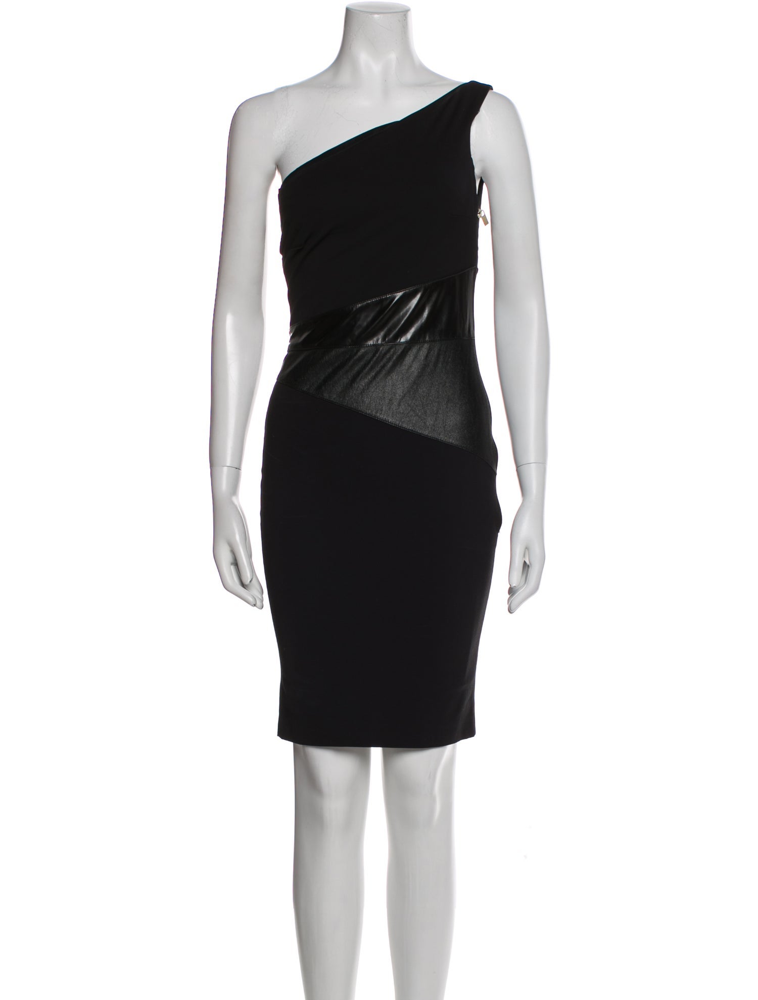 Elisabetta Franchi One-Shoulder Mini Dress