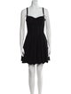 Elisabetta Franchi Square Neckline Mini Dress