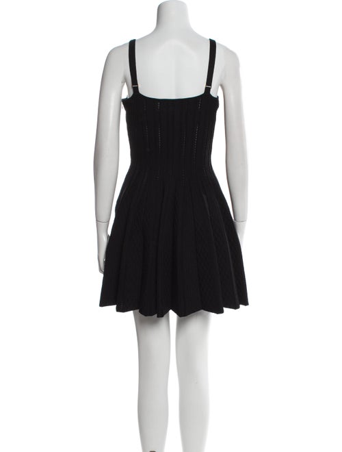Elisabetta Franchi Square Neckline Mini Dress