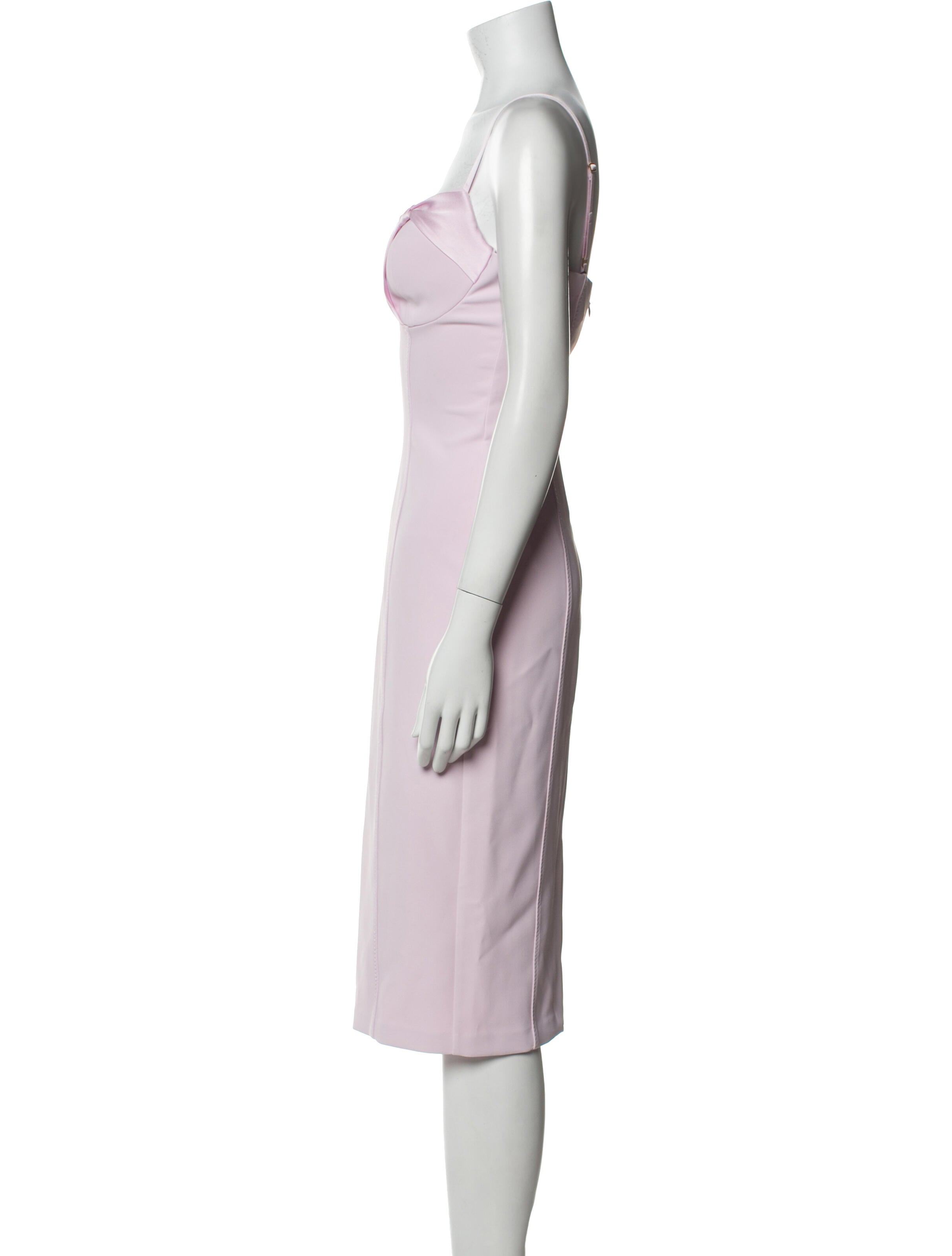 Elisabetta Franchi Square Neckline Knee-Length Dress w/ Tags