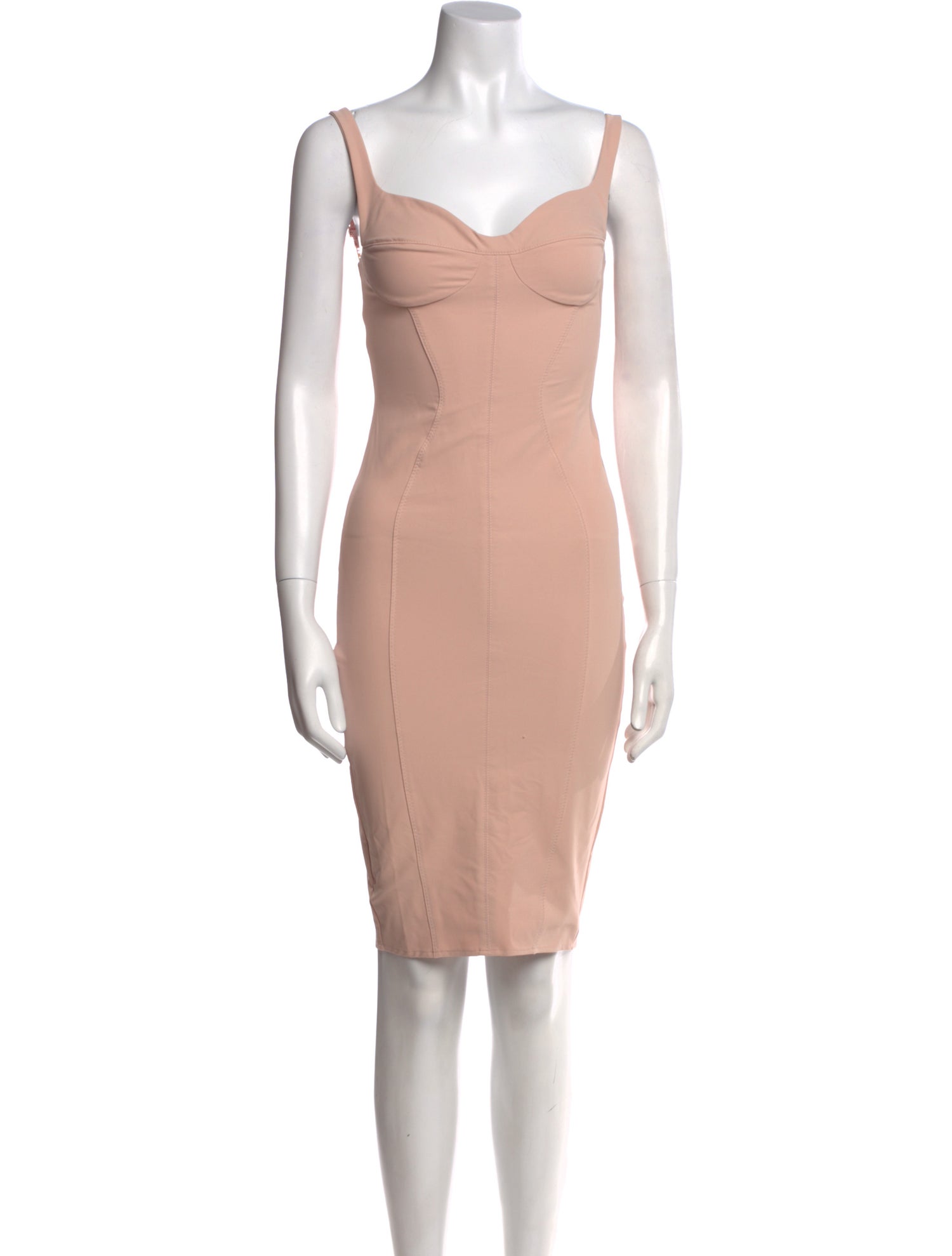Elisabetta Franchi Square Neckline Mini Dress