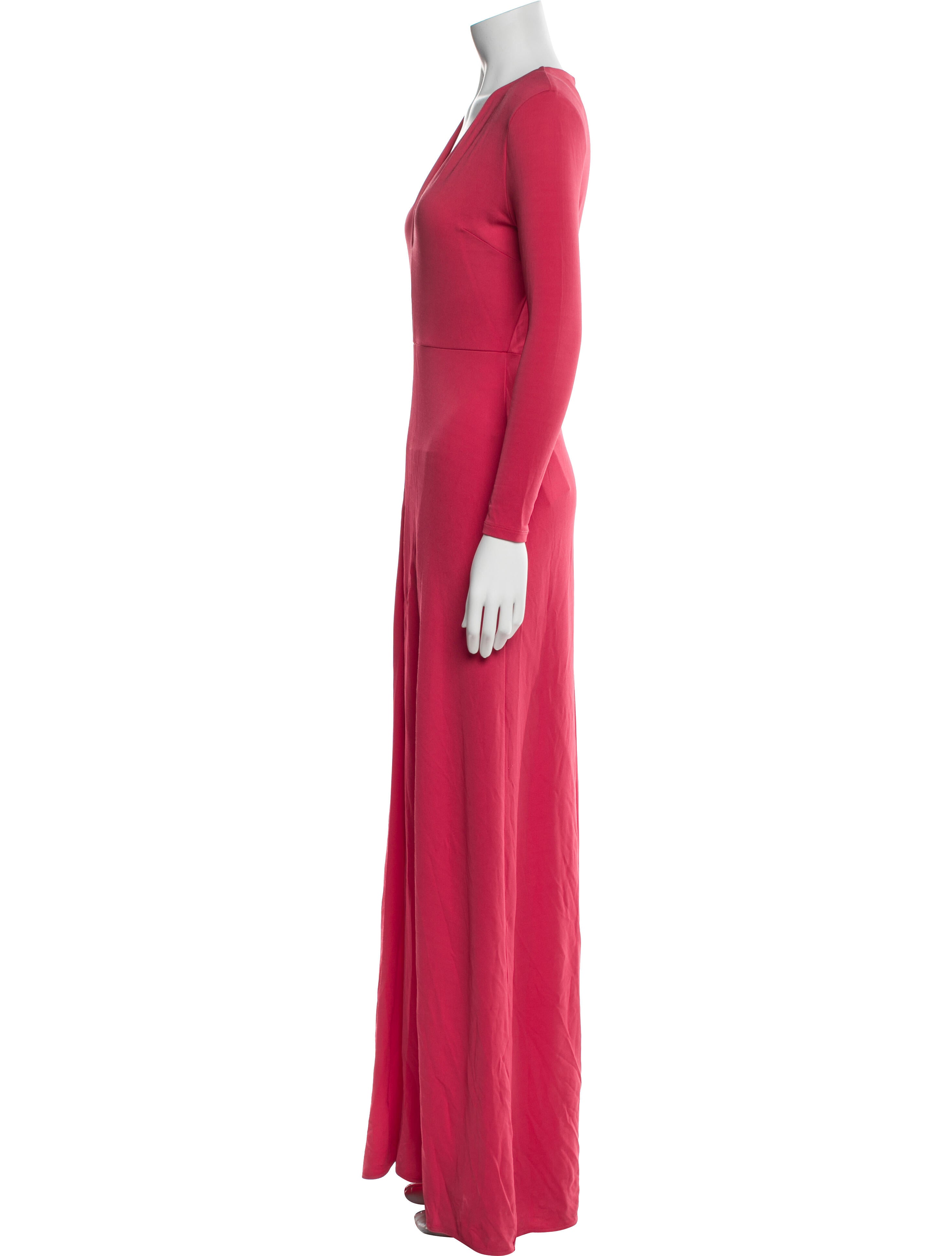 Elisabetta Franchi V-Neck Long Dress
