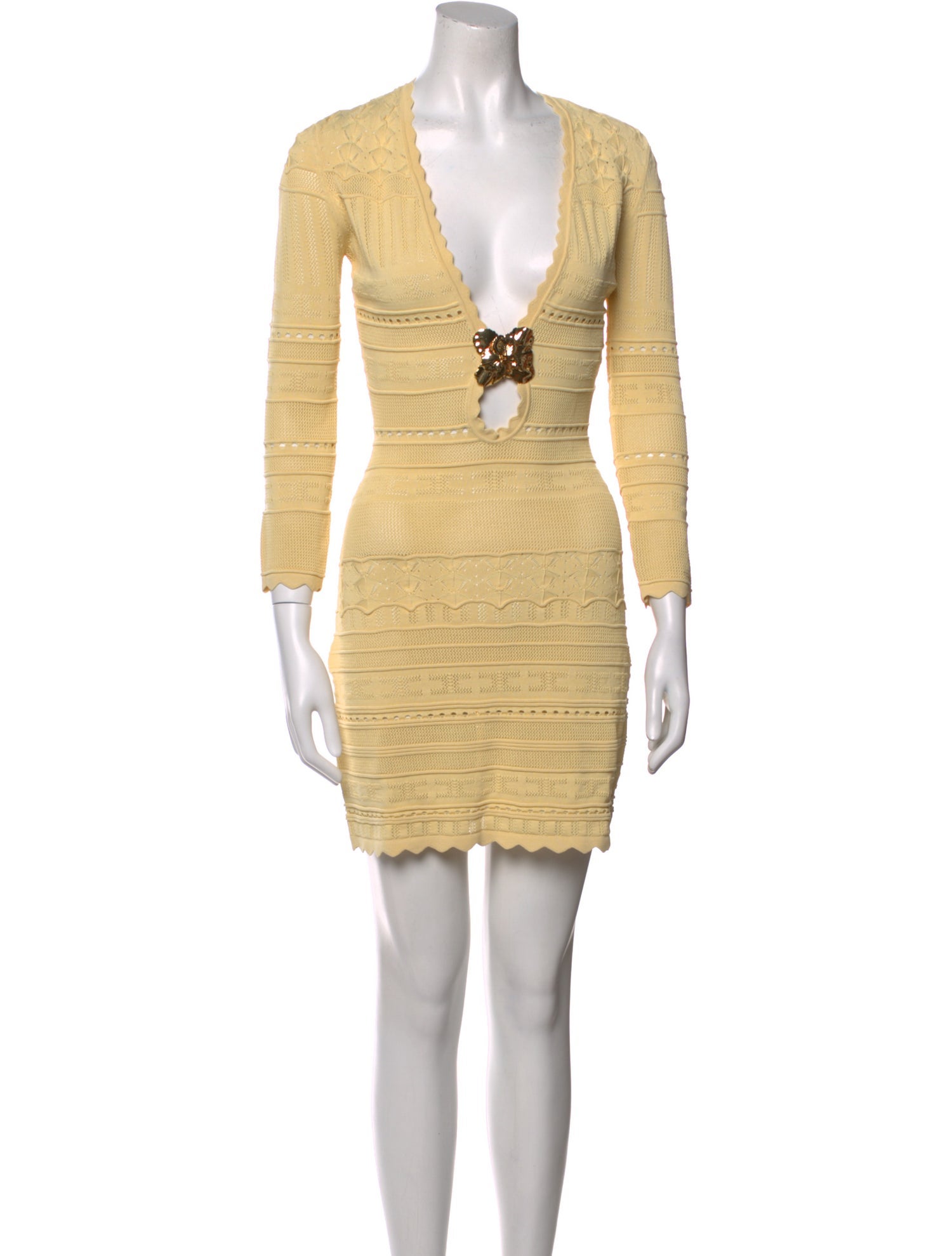 Elisabetta Franchi V-Neck Mini Dress