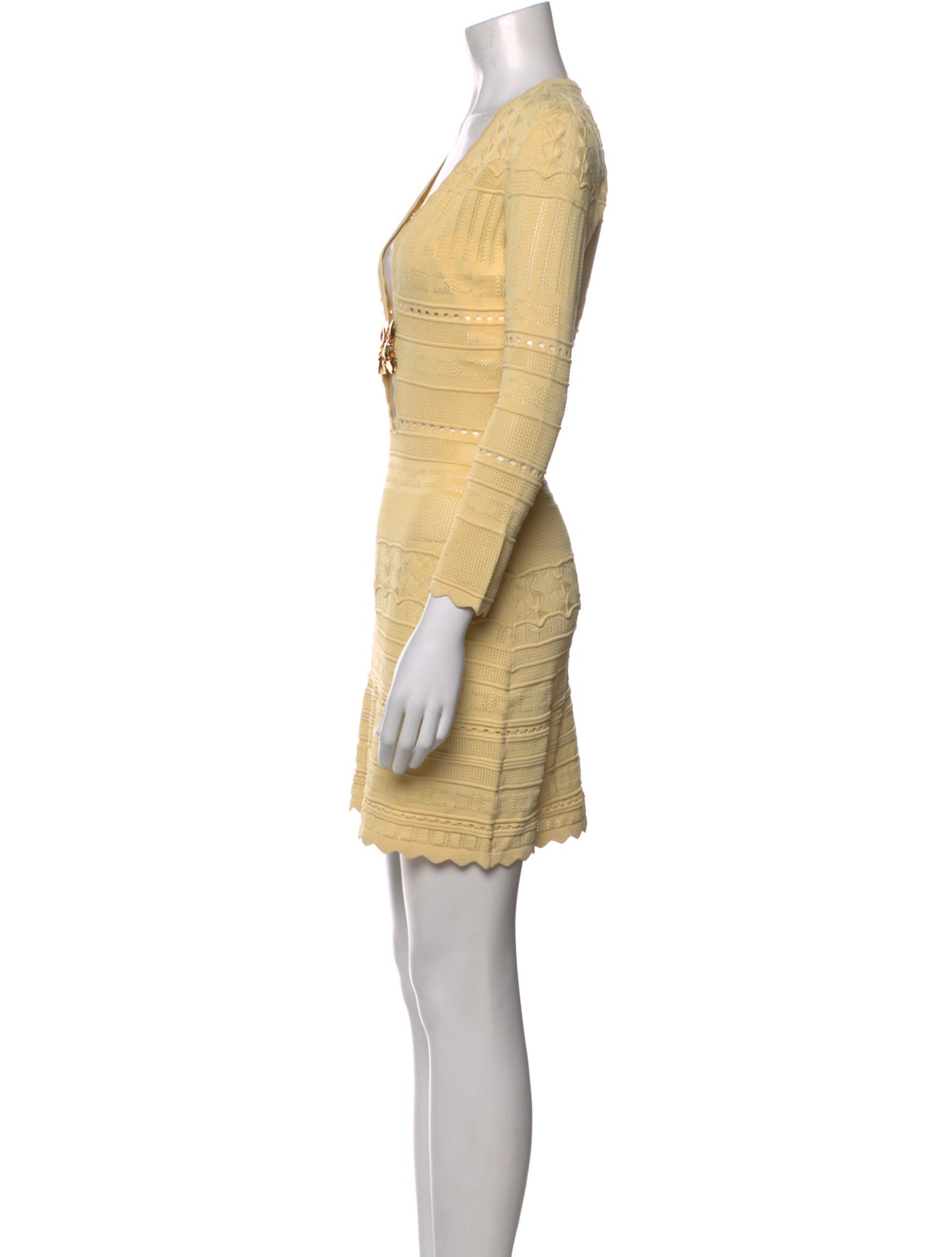 Elisabetta Franchi V-Neck Mini Dress