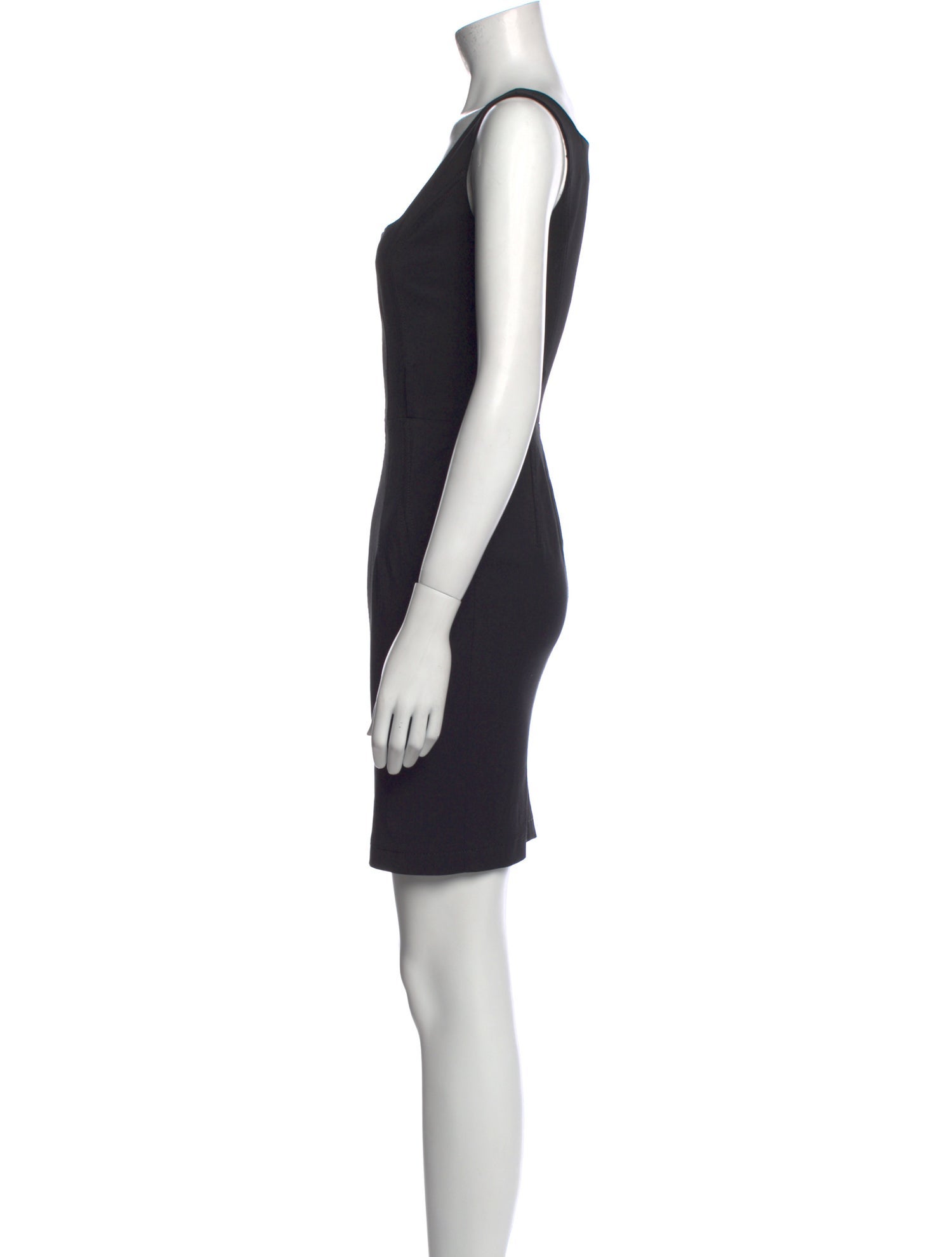 Elisabetta Franchi Square Neckline Mini Dress