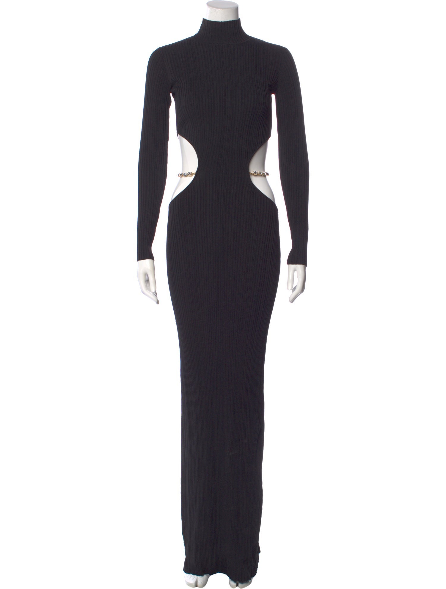 Elisabetta Franchi Turtleneck Long Dress
