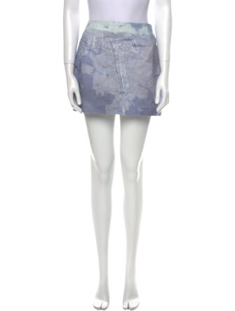 Elliss Printed Mini Skirt