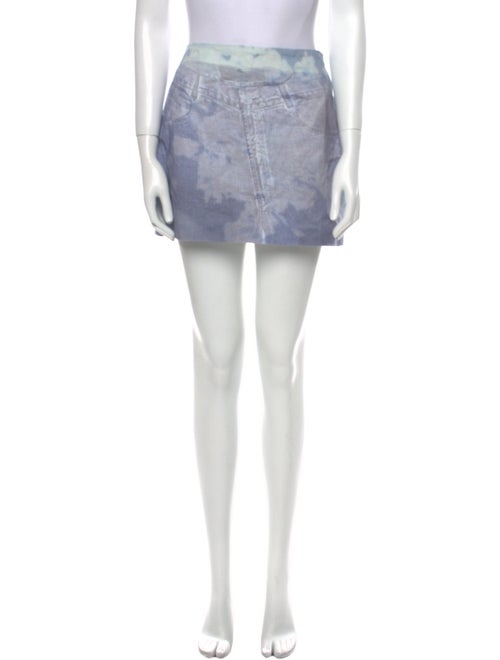 Elliss Printed Mini Skirt