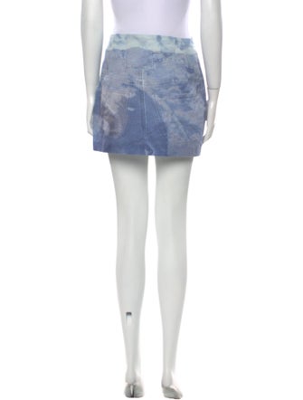 Elliss Printed Mini Skirt