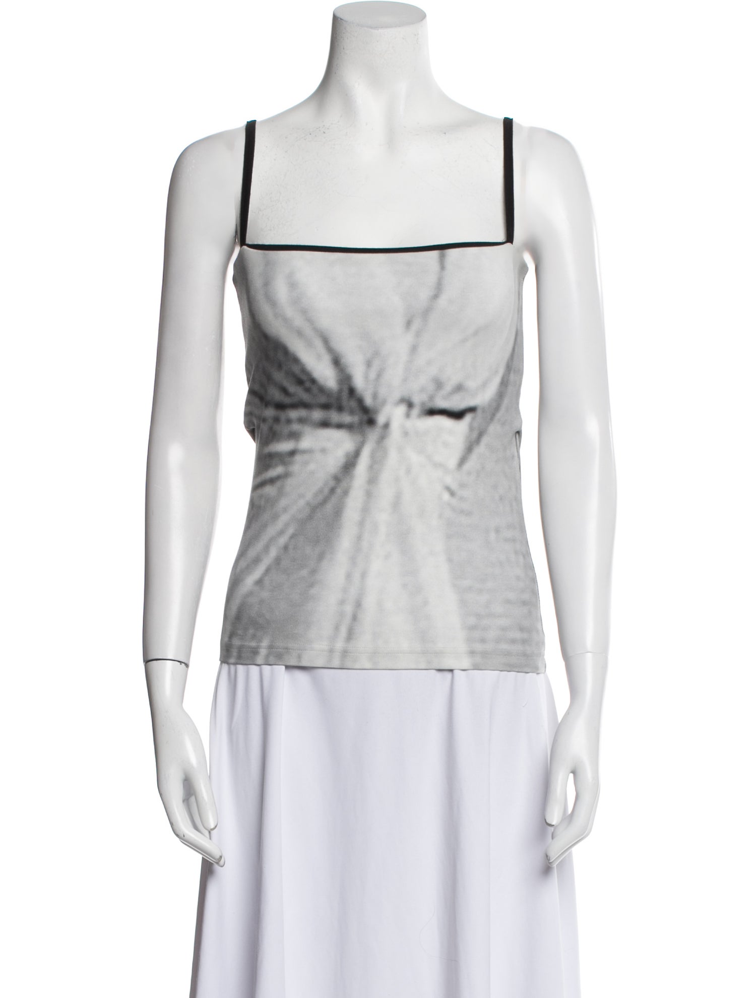 Elliss Silk Square Neckline Top