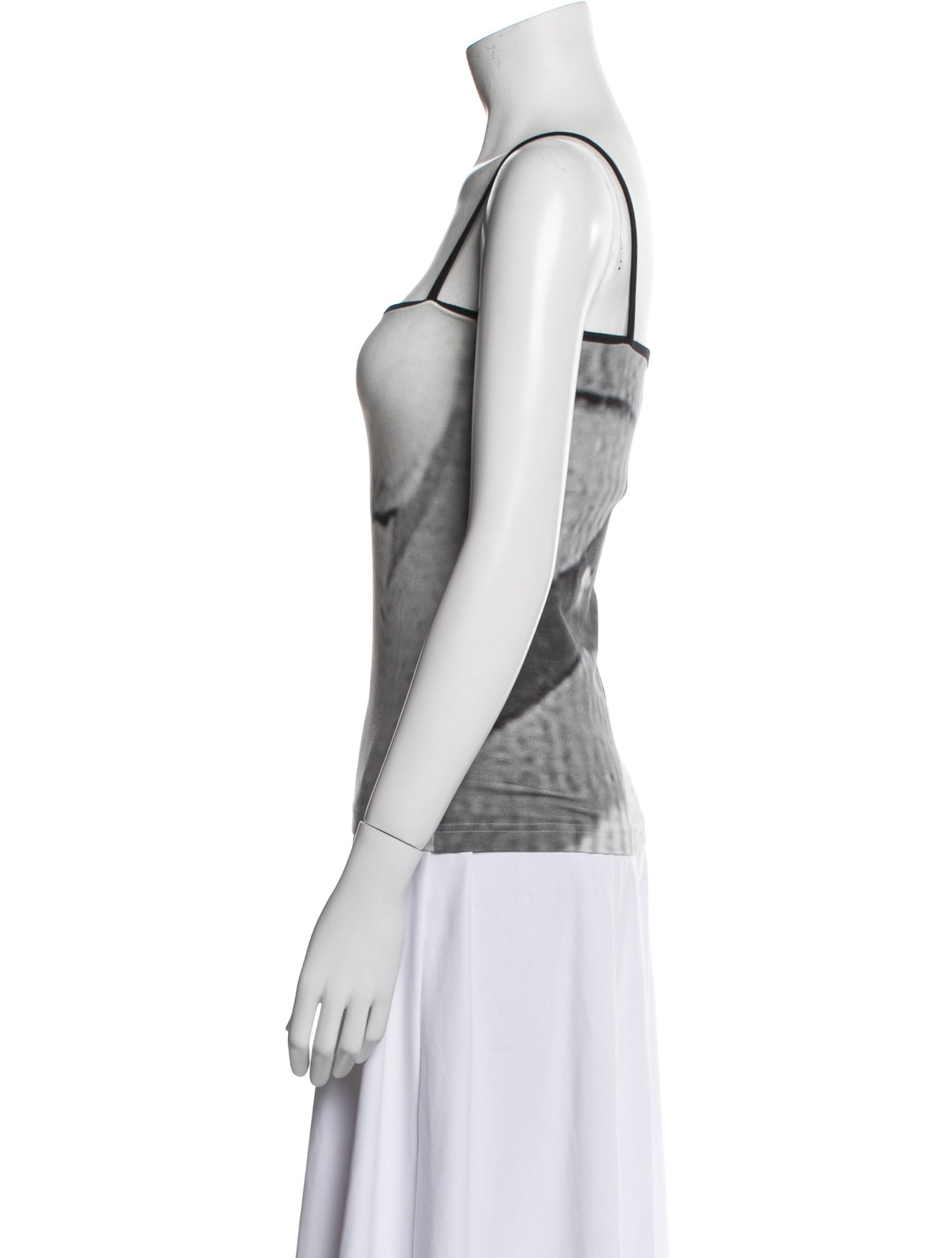 Elliss Silk Square Neckline Top