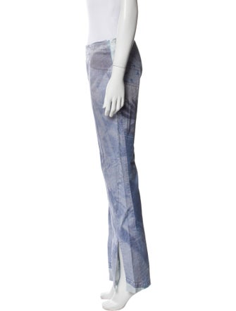 Elliss Tie-Dye Print Wide Leg Pants