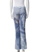 Elliss Tie-Dye Print Wide Leg Pants