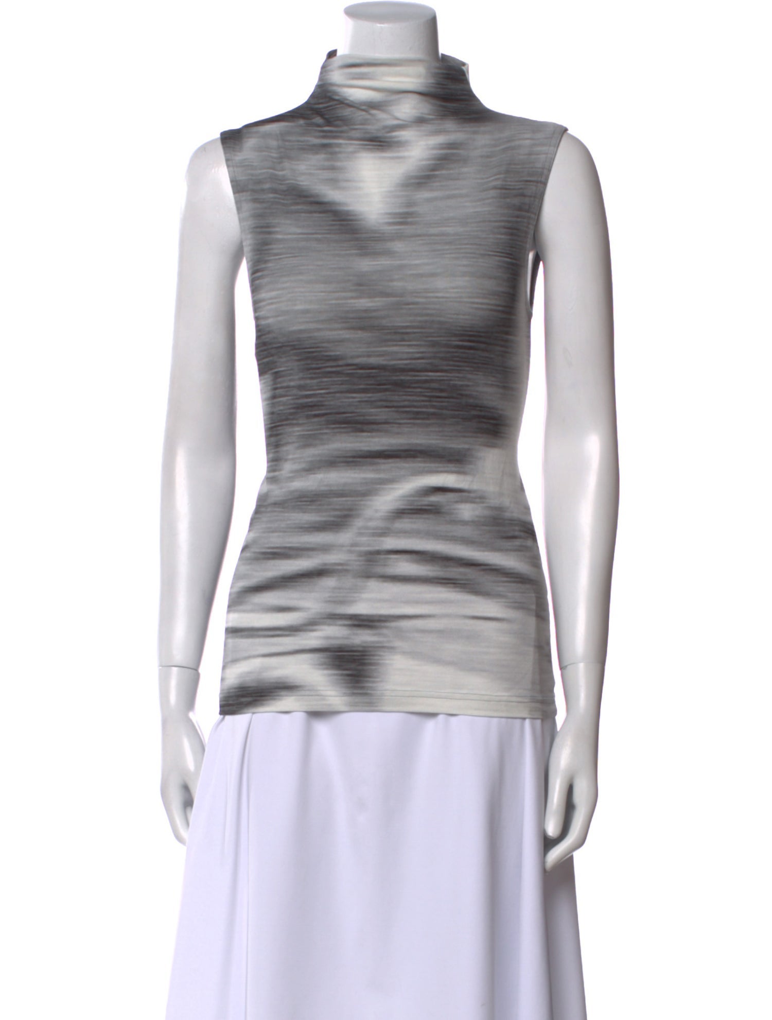 Elliss Printed Turtleneck Top