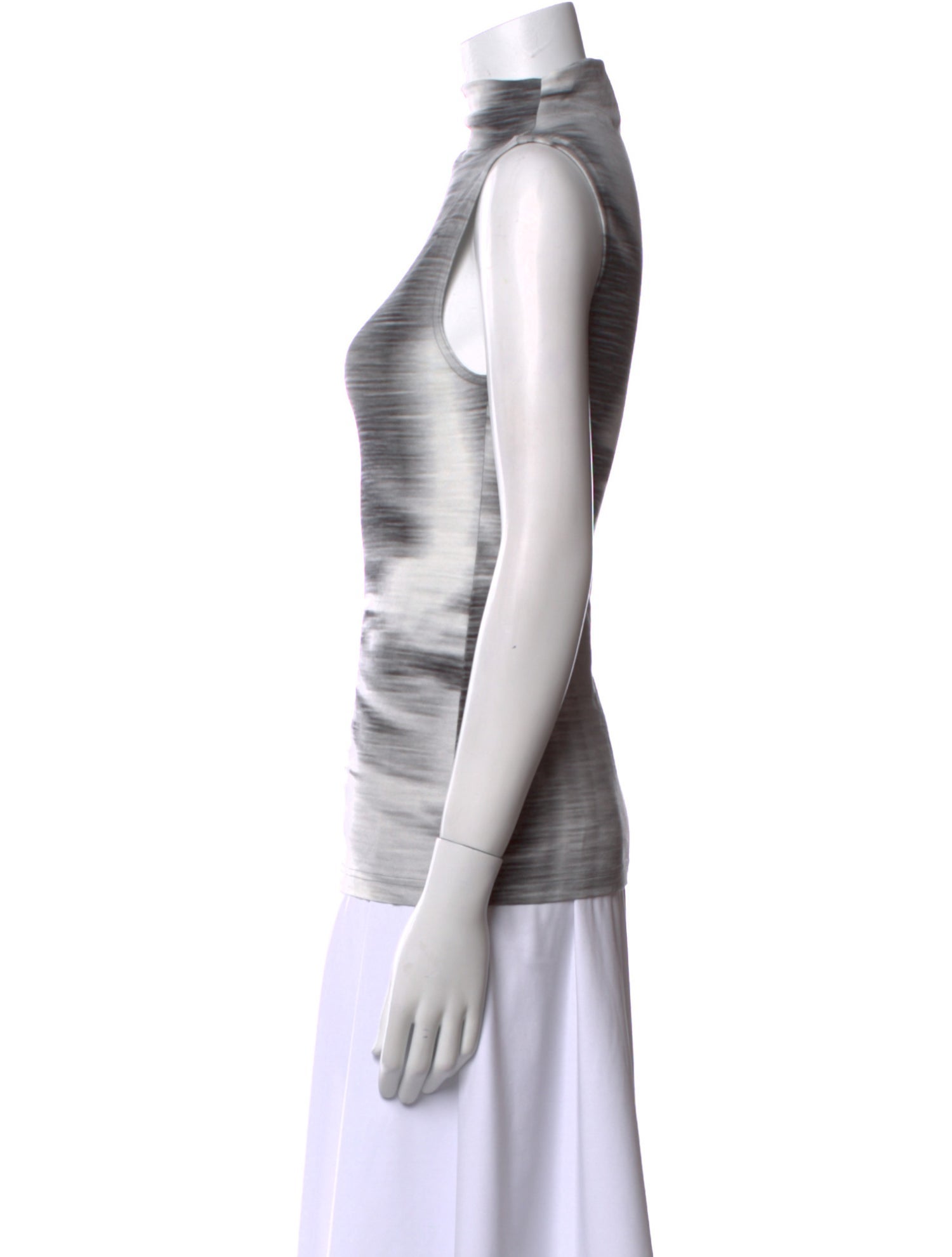 Elliss Printed Turtleneck Top