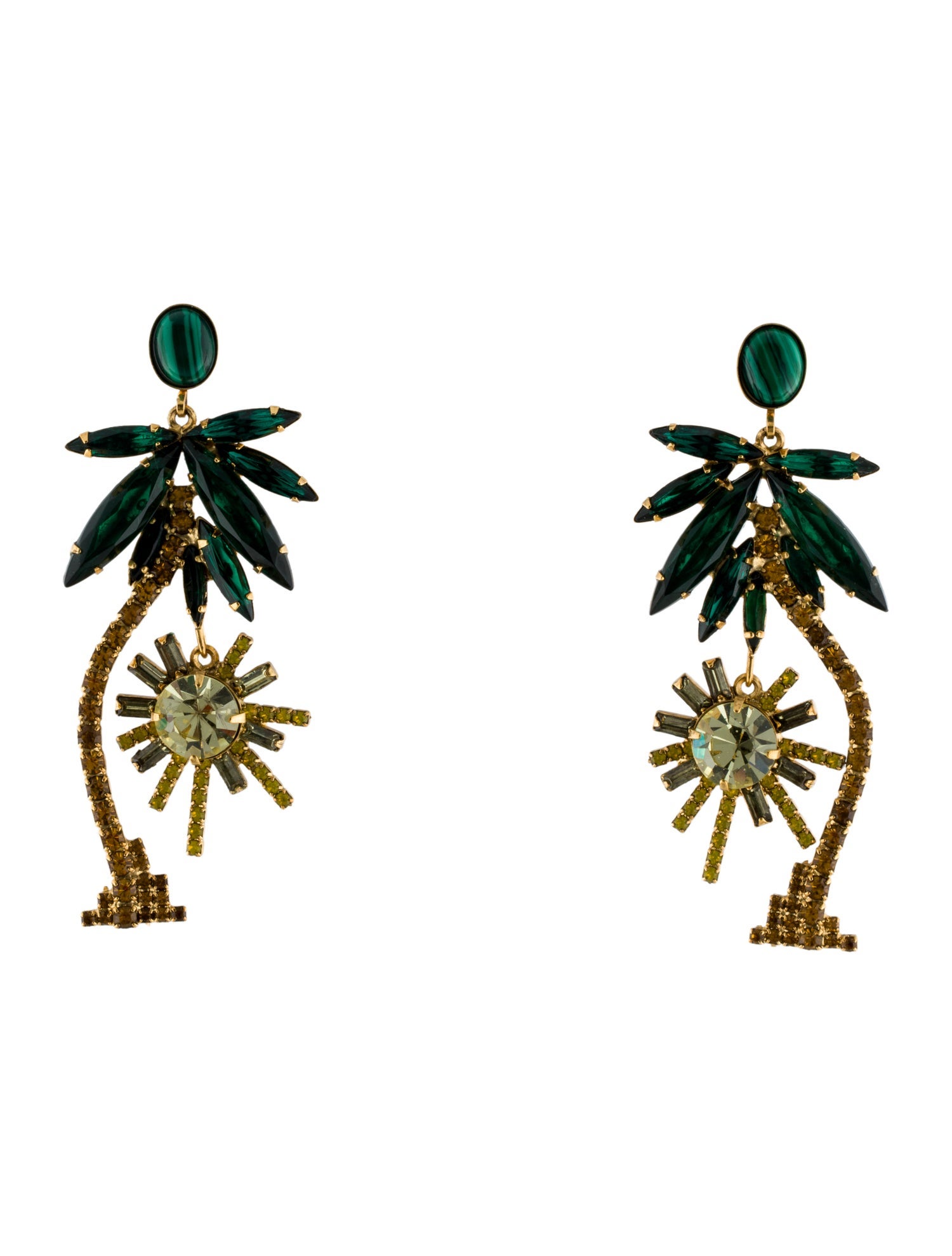 Elizabeth Cole Crystal Pamela Earrings