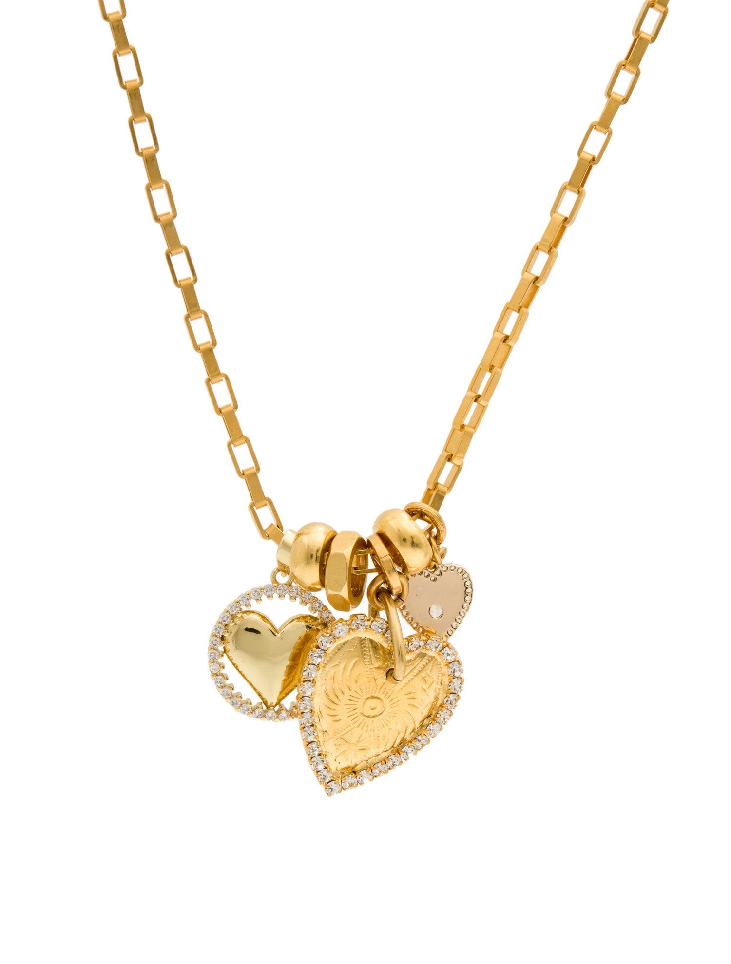 Elizabeth Cole Crystal Bannister Pendant Necklace