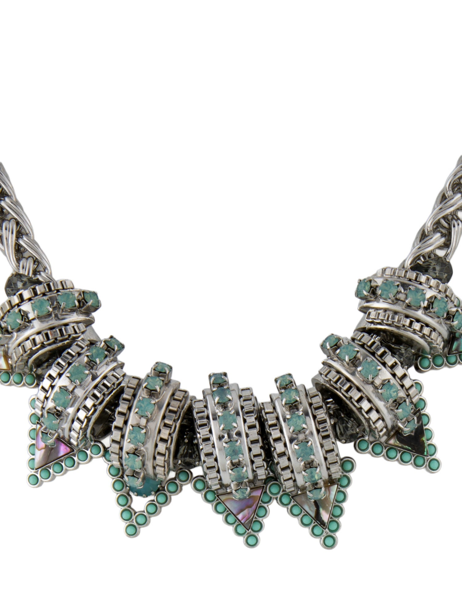 Elizabeth Cole Crystal Collar Necklace