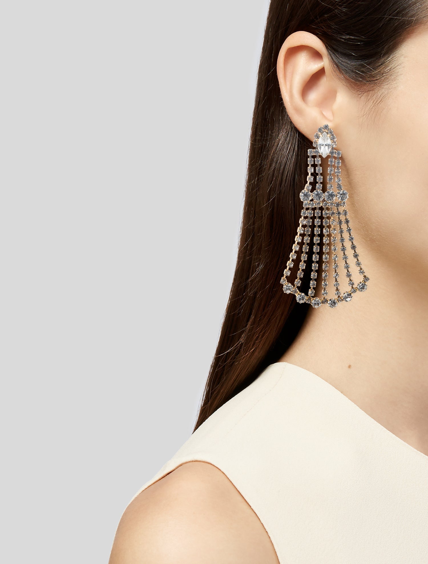 Elizabeth Cole Crystal Drop Earrings