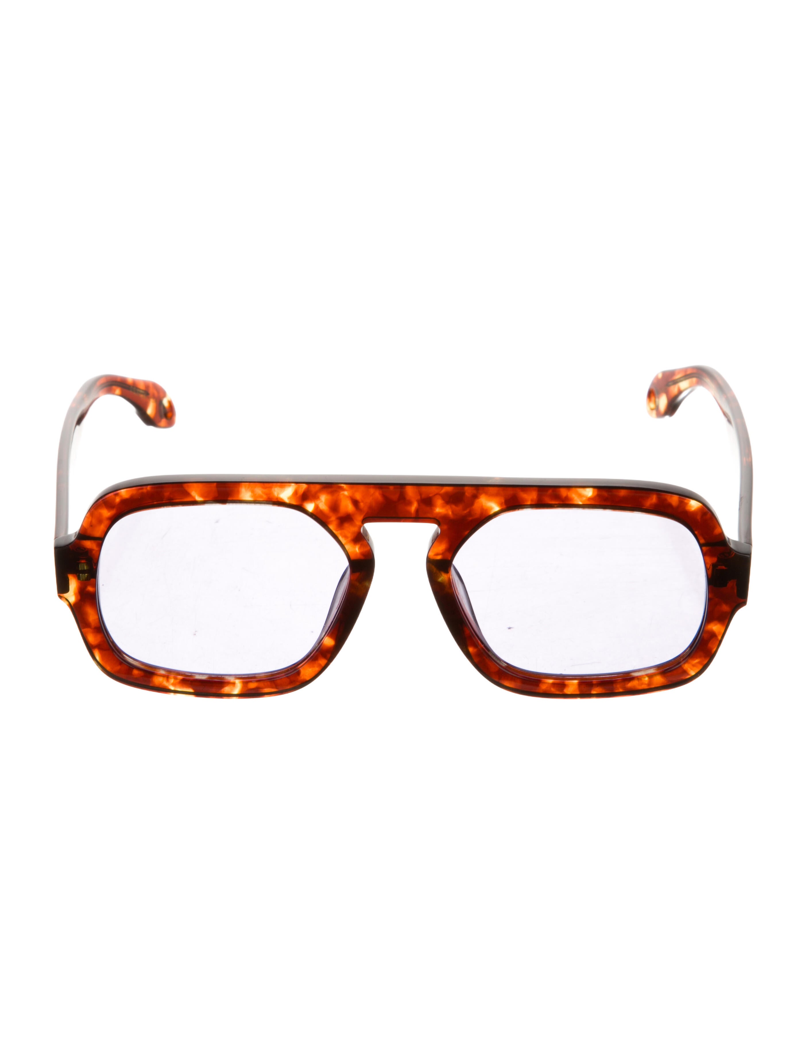 Elisa Johnson Square Clear Sunglasses