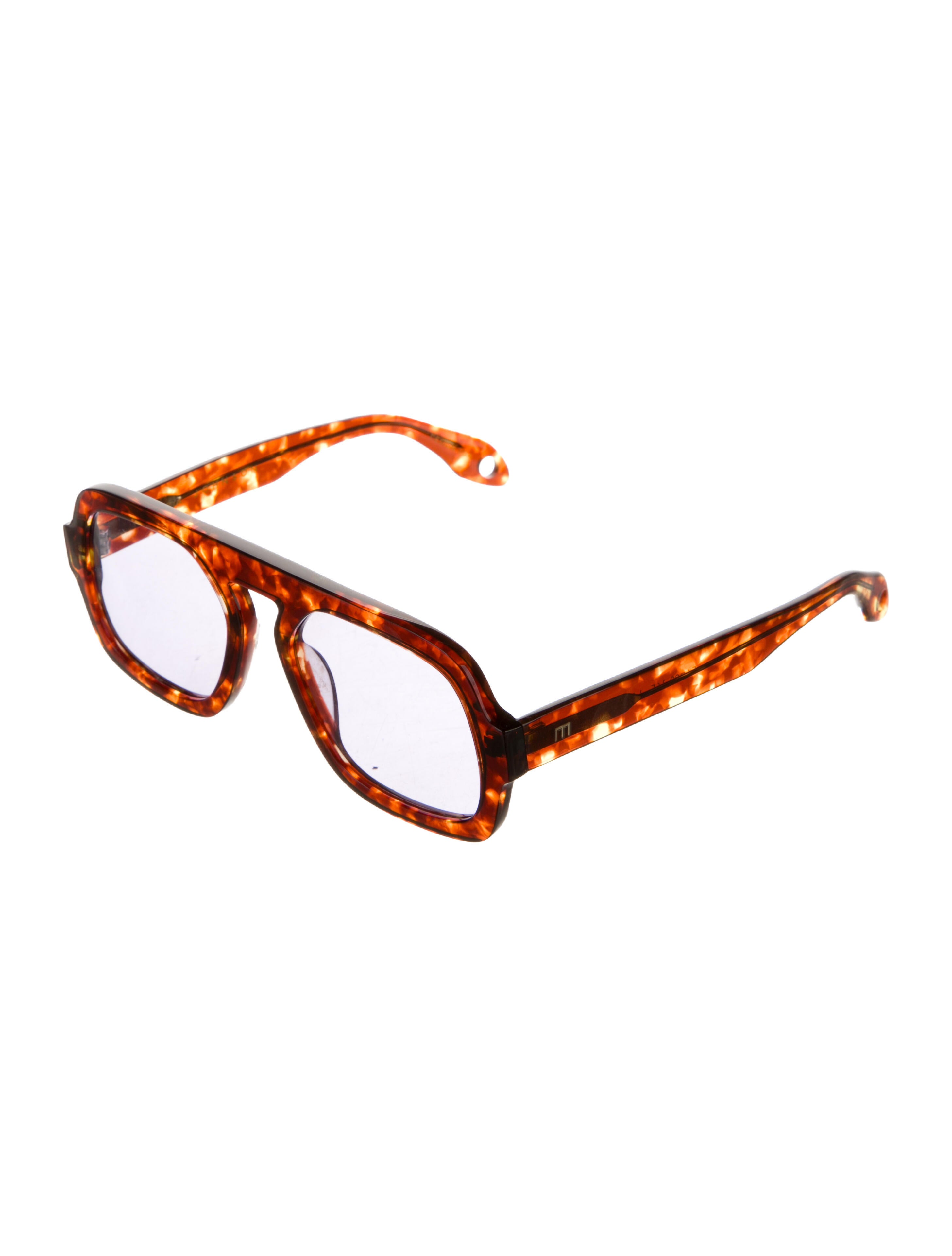 Elisa Johnson Square Clear Sunglasses