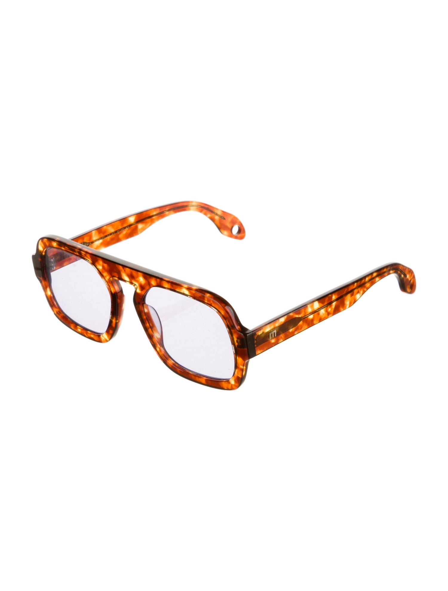 Elisa Johnson Square Tinted Sunglasses