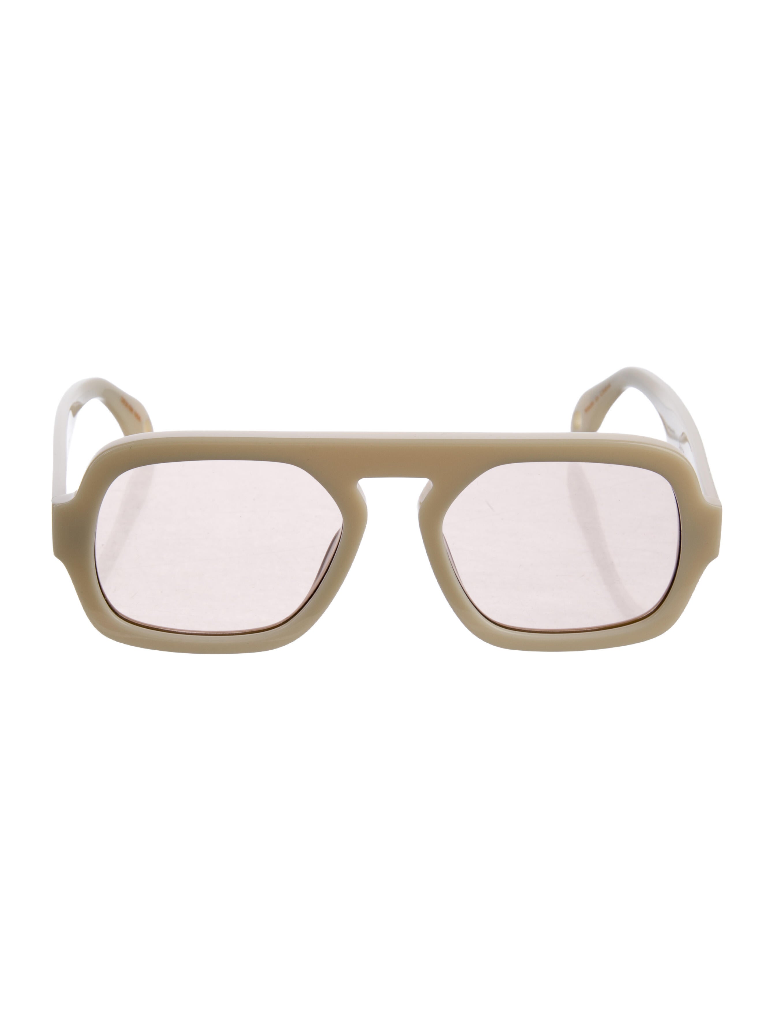 Elisa Johnson Square Mirrored Sunglasses