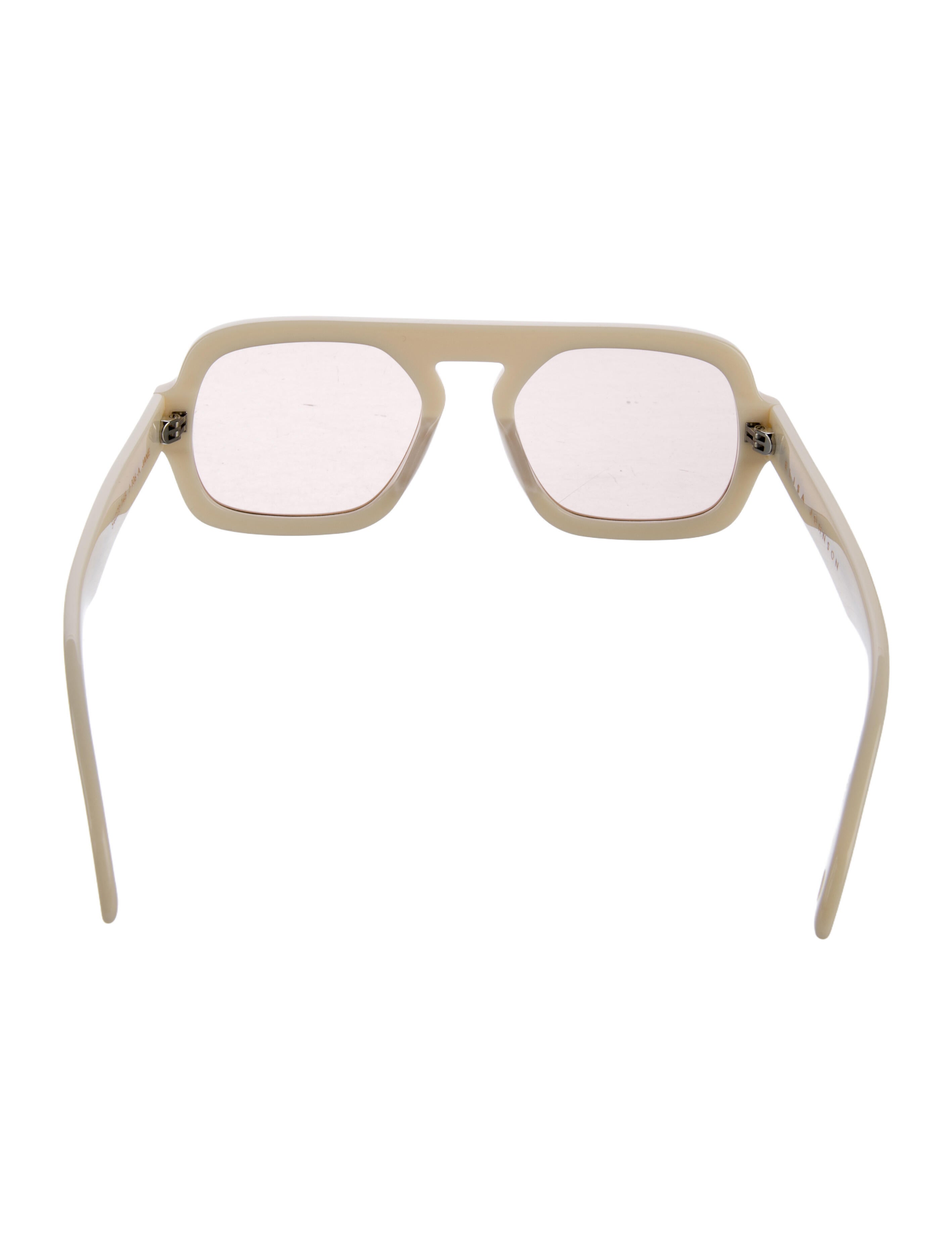Elisa Johnson Square Mirrored Sunglasses