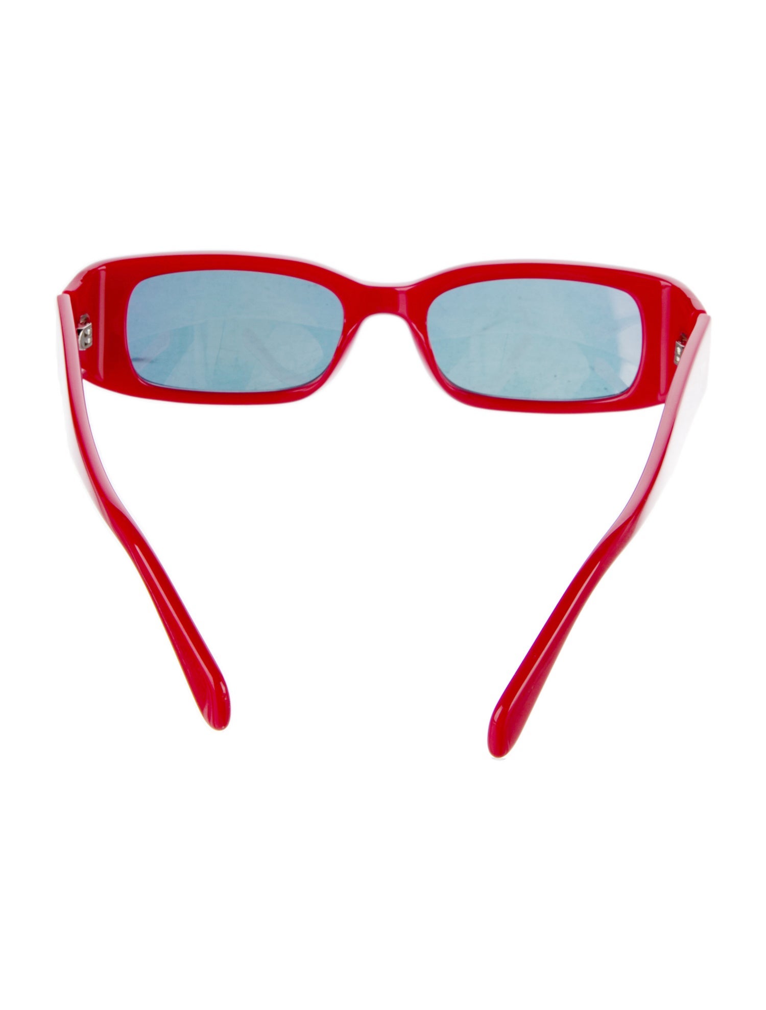 Elisa Johnson Square Mirrored Sunglasses