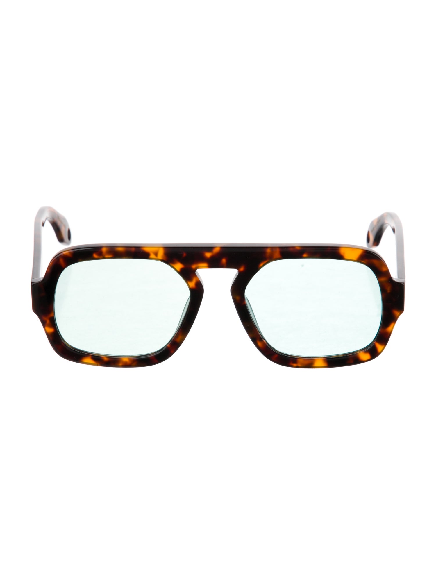 Elisa Johnson Square Tinted Sunglasses