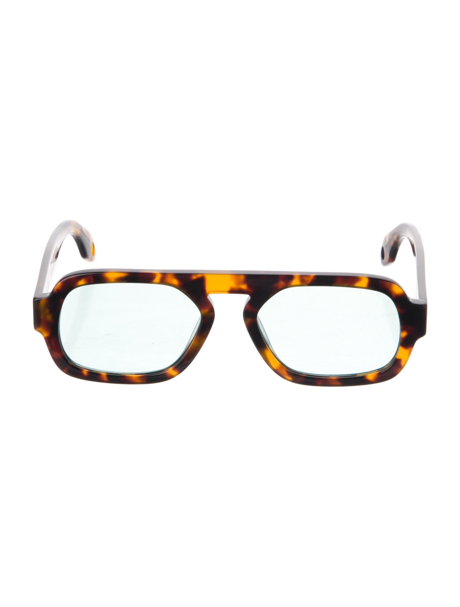 Elisa Johnson Square Mirrored Sunglasses