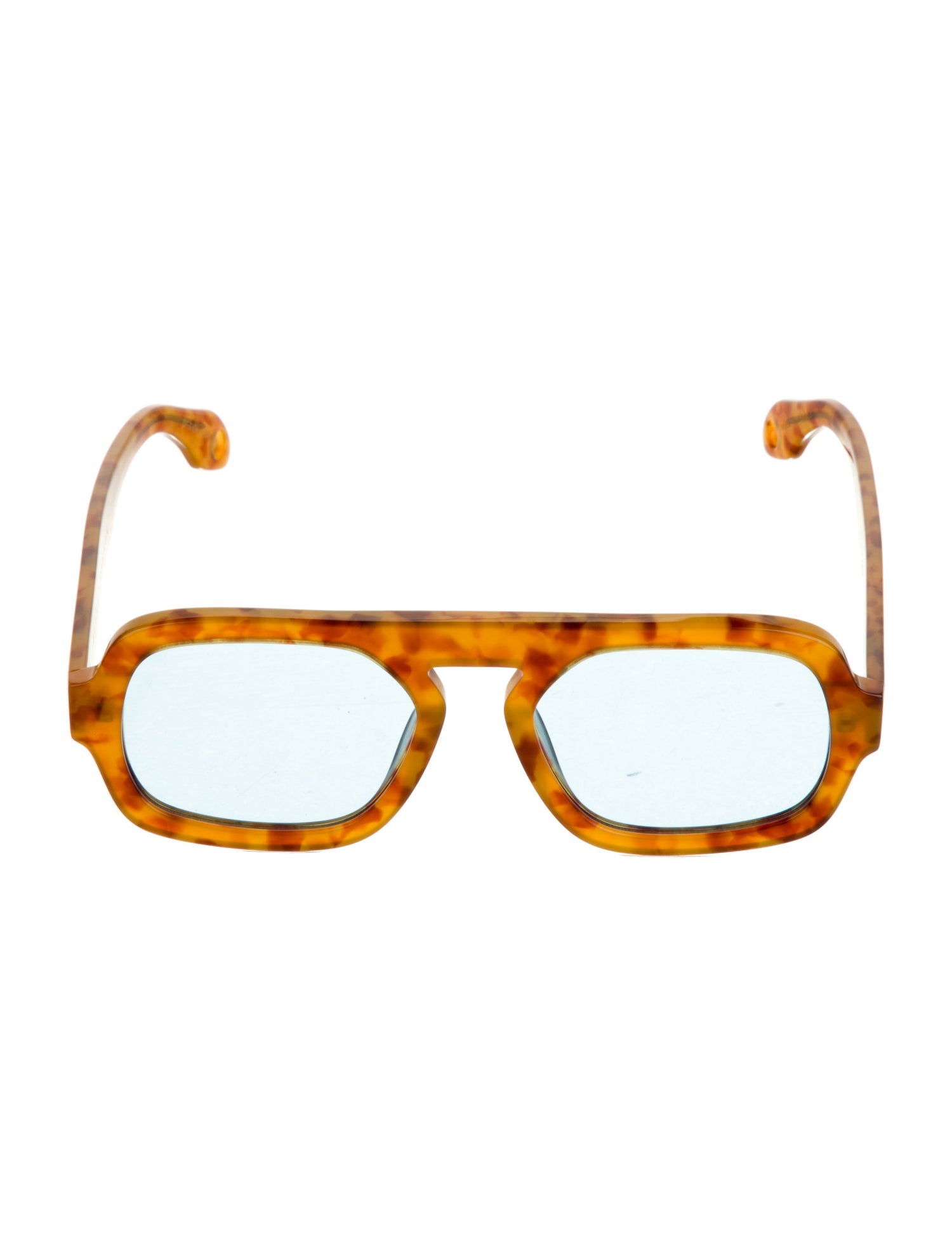 Elisa Johnson Square Tinted Sunglasses