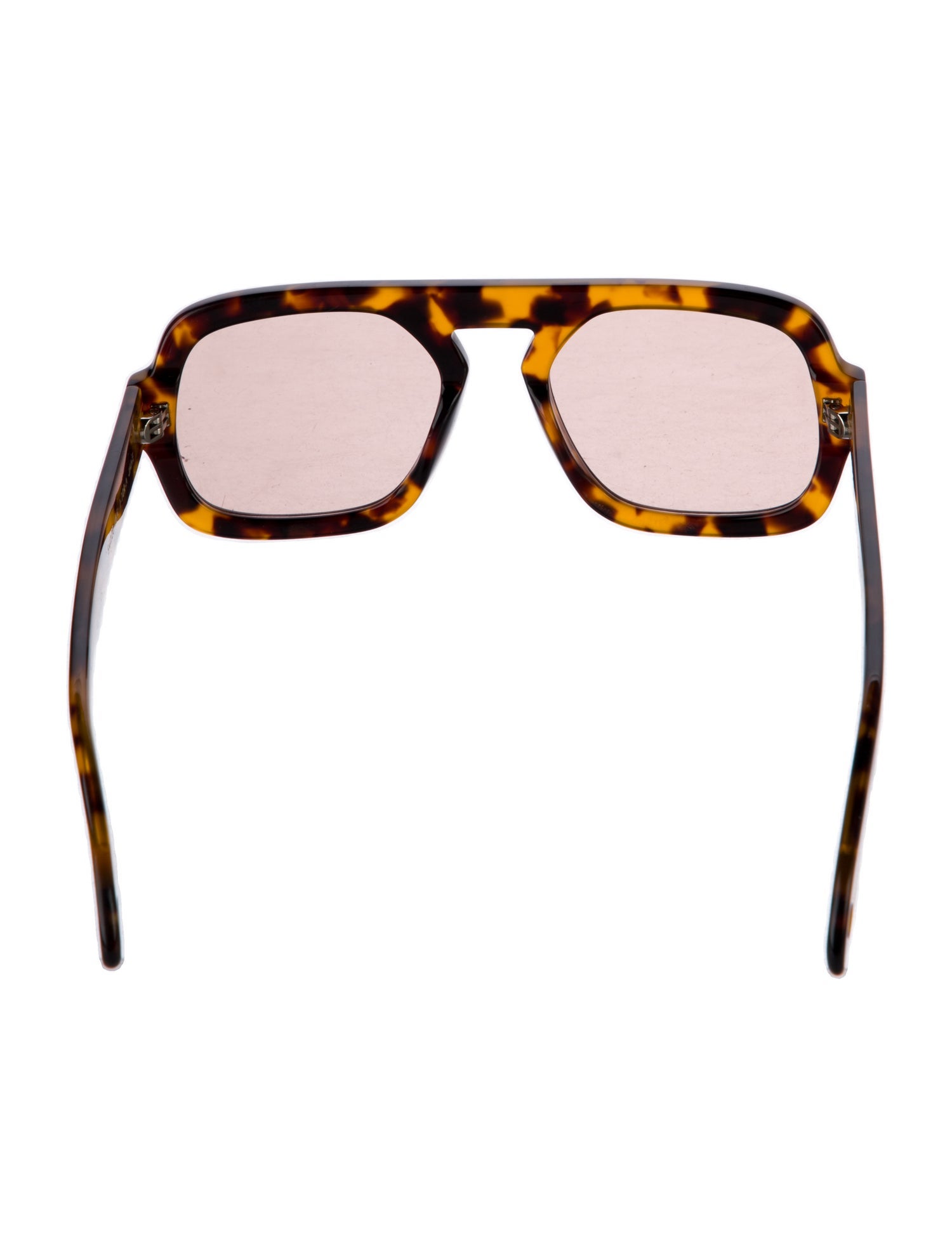 Elisa Johnson Square Mirrored Sunglasses