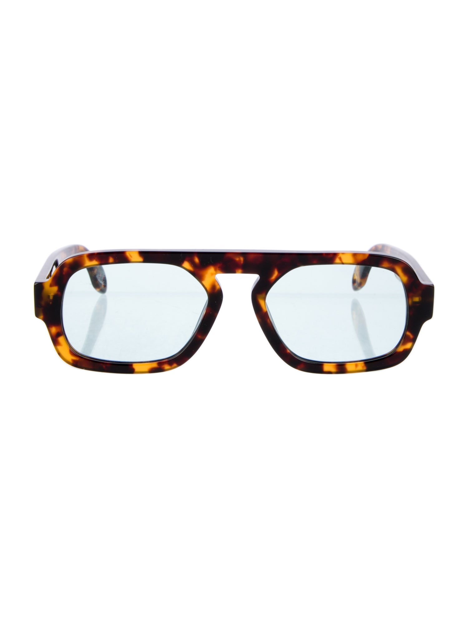 Elisa Johnson Square Mirrored Sunglasses