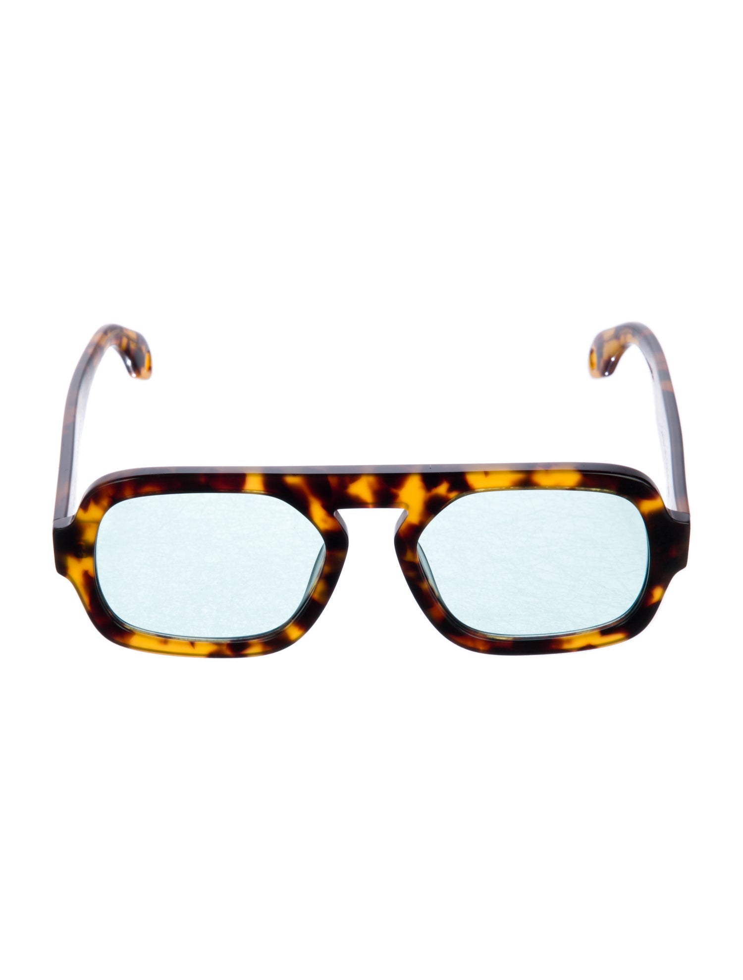 Elisa Johnson Square Tinted Sunglasses