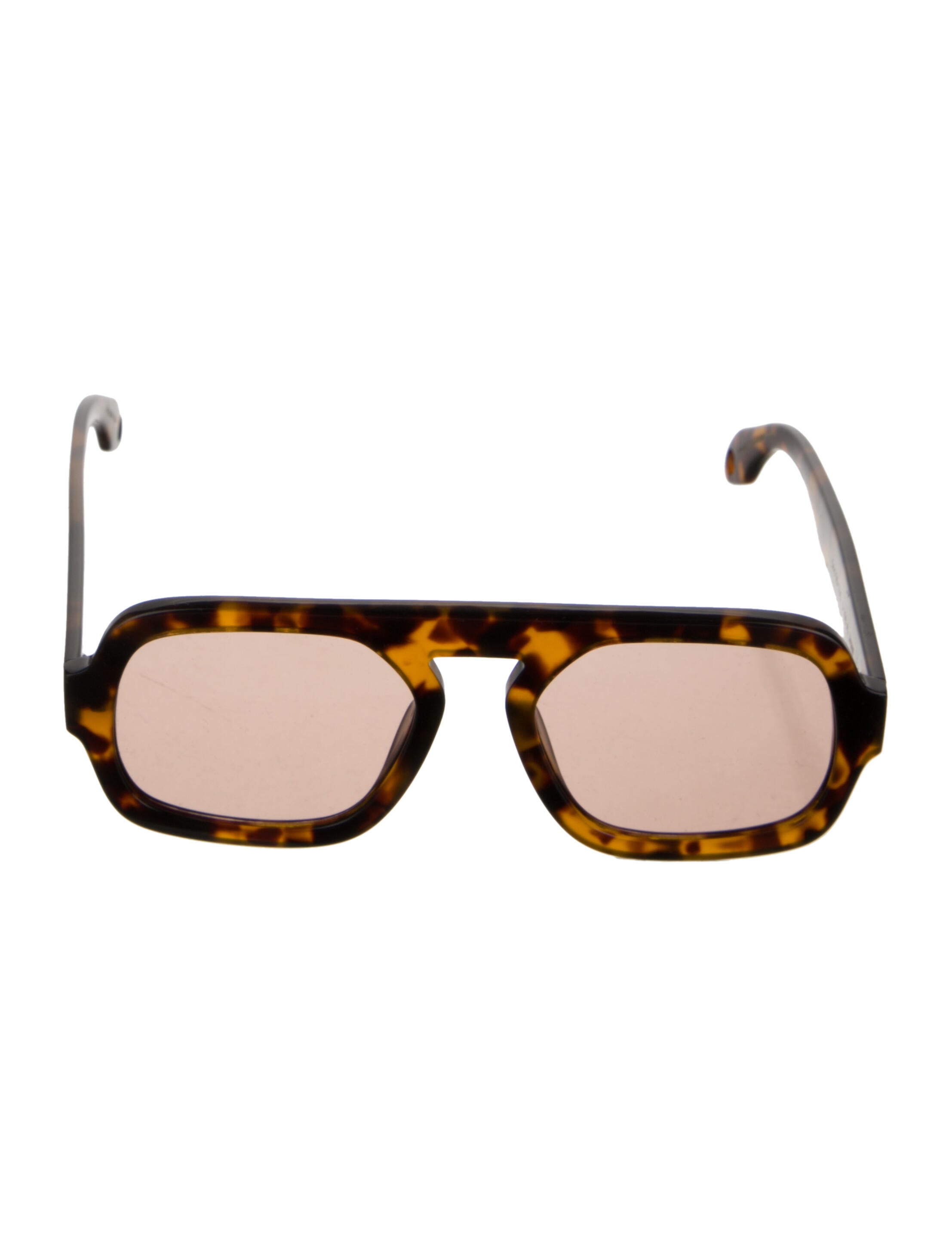 Elisa Johnson Square Tinted Sunglasses