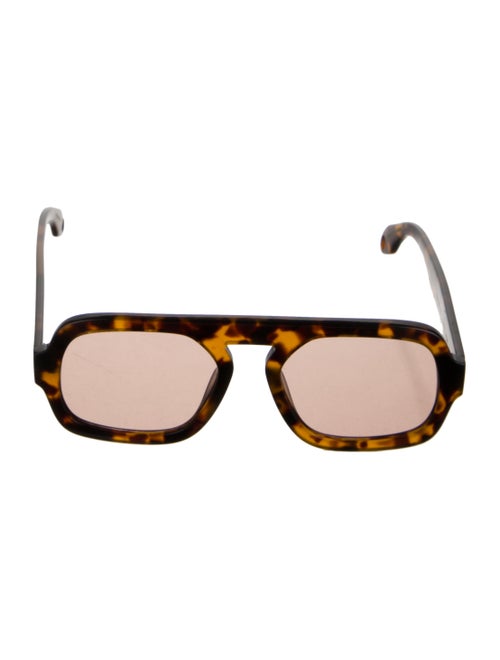 Elisa Johnson Square Tinted Sunglasses