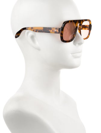 Elisa Johnson Square Tinted Sunglasses