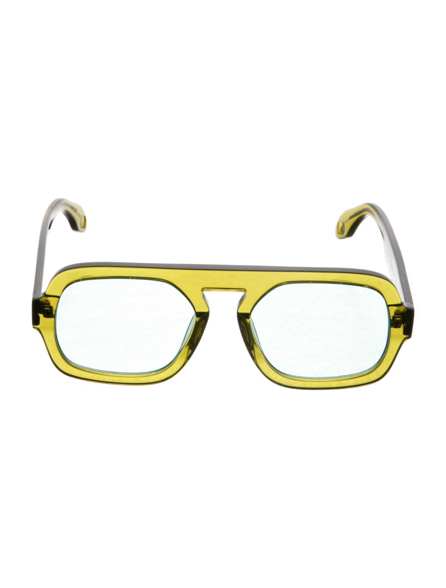 Elisa Johnson Square Tinted Sunglasses