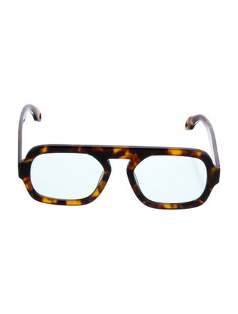 Elisa Johnson Square Tinted Sunglasses