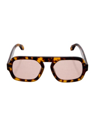 Elisa Johnson Oversize Gradient Sunglasses