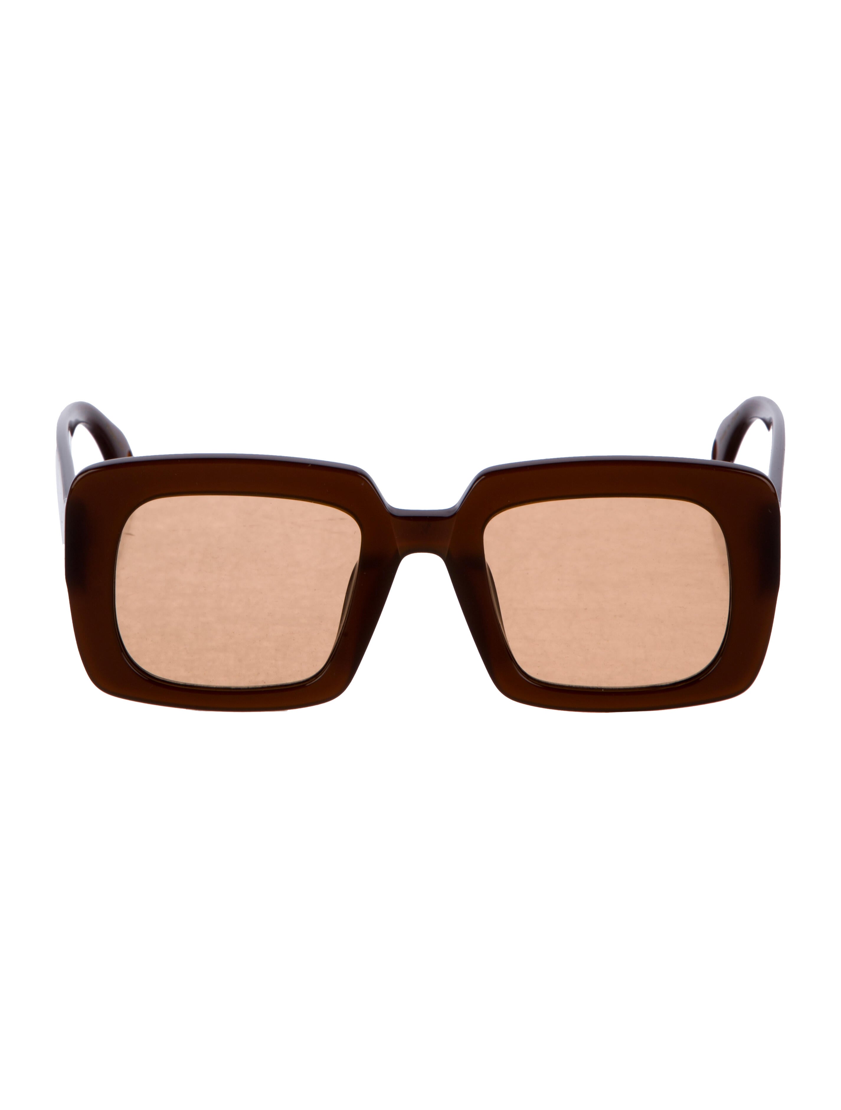 Elisa Johnson Square Tinted Sunglasses