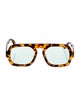 Elisa Johnson Square Tinted Sunglasses