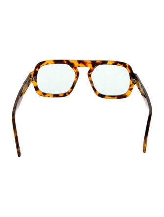 Elisa Johnson Square Tinted Sunglasses